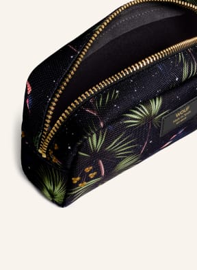 WOUF Kosmetiktasche PARADISE SMALL, Farbe: SCHWARZ/ GRÜN/ DUNKELBLAU (Bild 1)