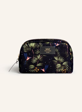 WOUF Kosmetiktasche PARADISE BIG, Farbe: SCHWARZ/ GRÜN/ DUNKELBLAU (Bild 1)