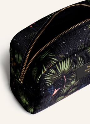 WOUF Kosmetiktasche PARADISE BIG, Farbe: SCHWARZ/ GRÜN/ DUNKELBLAU (Bild 1)