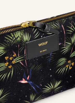 WOUF Kosmetiktasche PARADISE, Farbe: SCHWARZ/ GRÜN/ DUNKELBLAU (Bild 1)