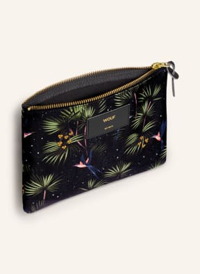 WOUF Kosmetiktasche PARADISE, Farbe: SCHWARZ/ GRÜN/ DUNKELBLAU (Bild 1)