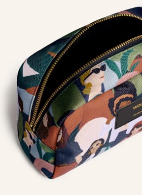 WOUF Kosmetiktasche GINA BIG, Farbe: GRÜN/ HELLORANGE/ DUNKELORANGE (Bild 1)