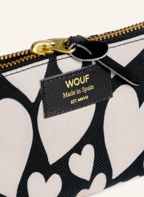 WOUF Kosmetiktasche BLACK LOVE SMALL, Farbe: SCHWARZ/ BEIGE (Bild 1)