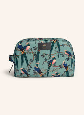 WOUF Kosmetiktasche SUZANNA LARGE, Farbe: MINT/ GRÜN/ DUNKELBLAU (Bild 1)