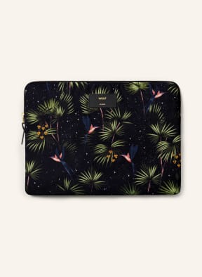 WOUF Laptop-Hülle PARADISE , Farbe: SCHWARZ/ GRÜN/ DUNKELBLAU (Bild 1)