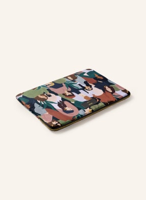 WOUF Laptop-Hülle GINA, Farbe: LACHS/ OLIV/ SCHWARZ (Bild 1)