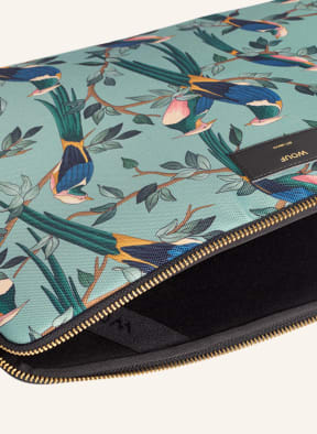 WOUF Laptop-Hülle SUZANNE, Farbe: MINT/ GRÜN/ DUNKELBLAU (Bild 1)