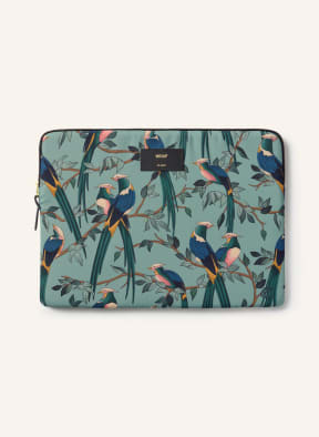 WOUF Laptop-Hülle SUZANNE, Farbe: MINT/ BRAUN/ GRÜN (Bild 1)
