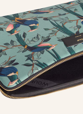 WOUF Laptop-Hülle SUZANNE, Farbe: MINT/ BRAUN/ GRÜN (Bild 1)