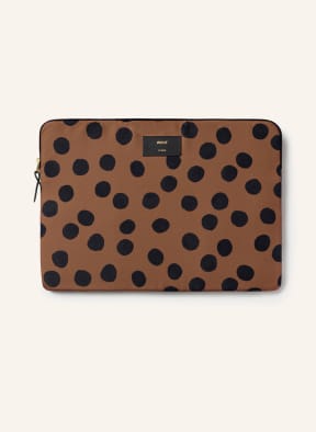 WOUF Laptop-Hülle DOTS, Farbe: BRAUN/ SCHWARZ (Bild 1)