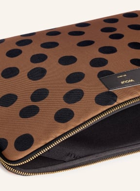 WOUF Laptop-Hülle DOTS, Farbe: BRAUN/ SCHWARZ (Bild 1)