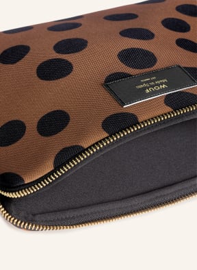 WOUF Tablet case DOTS , Color: BROWN/ BLACK (Image 1)