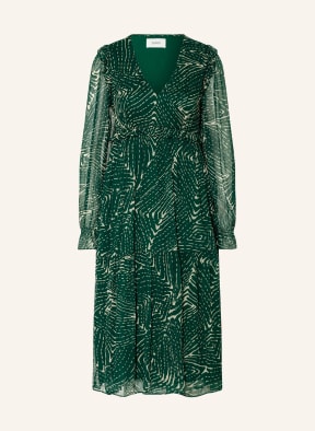 ba&sh Kleid GABRIELA mit Rüschen, Farbe: GRÜN (Bild 1)