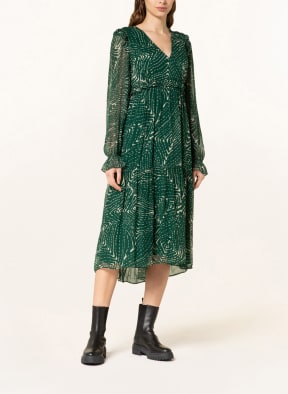 ba&sh Kleid GABRIELA mit Rüschen, Farbe: GRÜN (Bild 1)