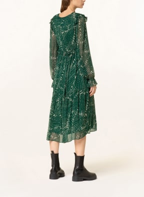 ba&sh Kleid GABRIELA mit Rüschen, Farbe: GRÜN (Bild 1)
