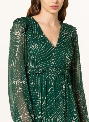 ba&sh Kleid GABRIELA mit Rüschen, Farbe: GRÜN (Bild 1)