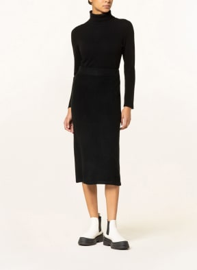 CARTOON Knit skirt, Color: BLACK (Image 1)