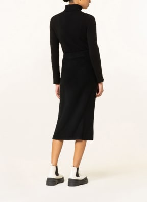CARTOON Knit skirt, Color: BLACK (Image 1)