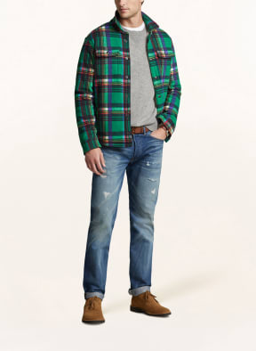 POLO RALPH LAUREN Overshirt, Farbe: DUNKELGRÜN/ BLAU/ ROT (Bild 1)