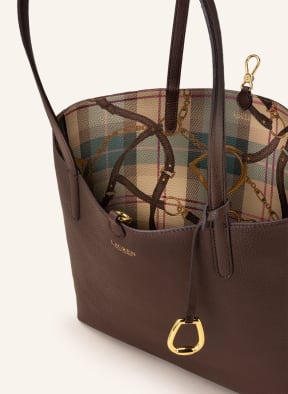 LAUREN RALPH LAUREN Shopper zum Wenden, Farbe: DUNKELBRAUN/ BEIGE/ PINK (Bild 1)