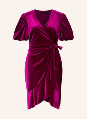 LAUREN RALPH LAUREN Wickelkleid BELVINA aus Samt , Farbe: FUCHSIA (Bild 1)