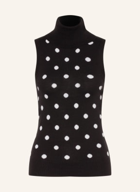 POLO RALPH LAUREN Sweater vest , Color: BLACK/ WHITE (Image 1)