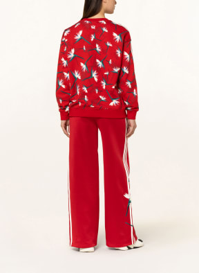 adidas Originals Bluza nierozpinana THEBE MAGUGU CREW, Kolor: CZERWONY/ ZIELONY/ PETROL (Obrazek 1)