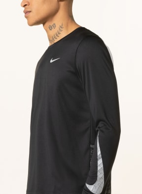 Nike Running shirt DRI-FIT MILER RUN DIVISION, Color: BLACK (Image 1)