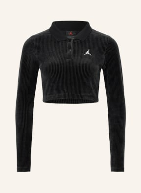 JORDAN Cropped long sleeve shirt JORDAN, Color: BLACK (Image 1)