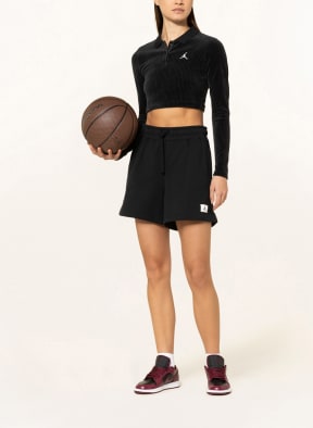 JORDAN Cropped long sleeve shirt JORDAN, Color: BLACK (Image 1)