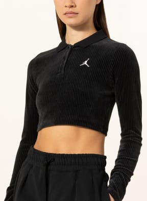 JORDAN Cropped long sleeve shirt JORDAN, Color: BLACK (Image 1)