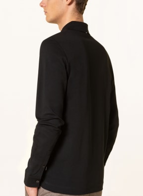 BOSS Polo shirt PLEINS slim fit, Color: BLACK (Image 1)