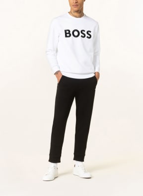 BOSS Sweatshirt SALBO, Farbe: WEISS/ SCHWARZ (Bild 1)