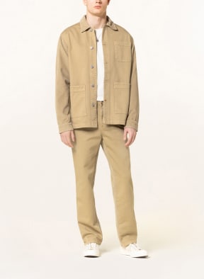forét Overshirt CRAN in mixed materials , Color: KHAKI (Image 1)