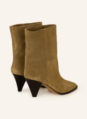 ISABEL MARANT Ankle boots SUEDE SLOUCHY in khaki