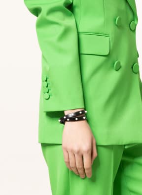 Alexander McQUEEN Bracelet with decorative beads , Color: BLACK/ GOLD (Image 1)