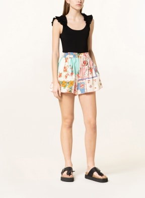 ZIMMERMANN Shorts CLOVER , Farbe: ECRU/ MINT/ HELLROT (Bild 1)