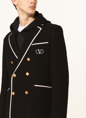 VALENTINO Bouclé tailored jacket slim fit , Color: BLACK (Image 1)