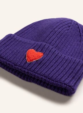 UNIO Beanie MIKA HEART, Color: PURPLE/ RED (Image 1)