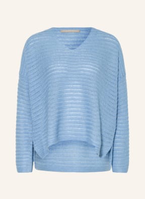 (THE MERCER) N.Y. Sweater with cashmere, Color: LIGHT BLUE (Image 1)