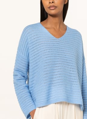 (THE MERCER) N.Y. Sweater with cashmere, Color: LIGHT BLUE (Image 1)