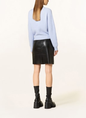 GANNI Strickjacke mit Alpaka, Farbe: HELLBLAU (Bild 1)