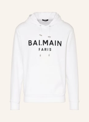 BALMAIN Hoodie , Color: WHITE/ BLACK (Image 1)