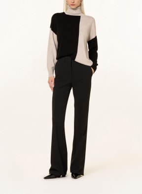 REISS Rollkragenpullover NOVA, Farbe: SCHWARZ/ BEIGE (Bild 1)