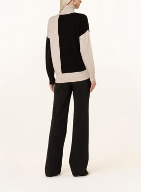 REISS Rollkragenpullover NOVA, Farbe: SCHWARZ/ BEIGE (Bild 1)