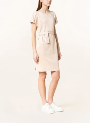 Juvia Wrap dress CORA in leather look, Color: BEIGE (Image 1)