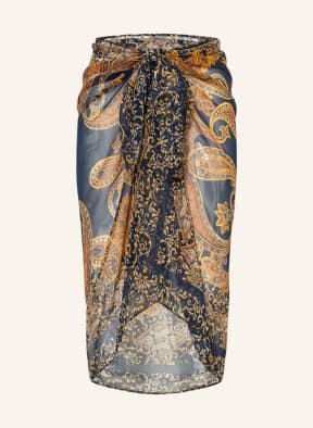 MARYAN MEHLHORN Pareo MEMORY, Farbe: BLAU/ DUNKELORANGE (Bild 1)