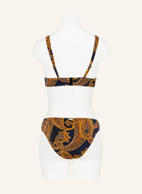 MARYAN MEHLHORN Basic-Bikini-Hose MEMORY, Farbe: DUNKELBLAU/ DUNKELORANGE (Bild 1)