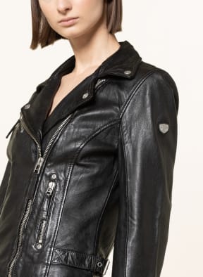 gipsy Leather jacket, Color: BLACK (Image 1)