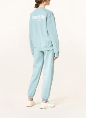 SPORTY & RICH Sweatshirt, Color: LIGHT BLUE/ WHITE (Image 1)